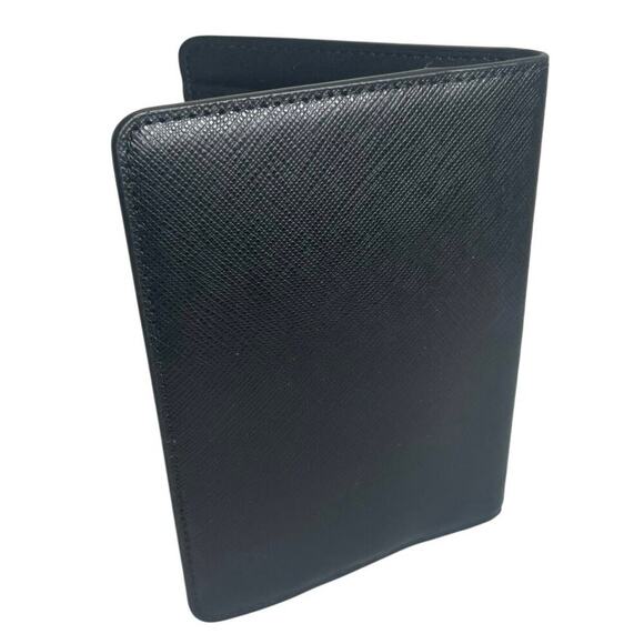 KATE SPADE PASSPORT WALLET SAFFIANO LEATHER BLACK CARDS HOLDER VERSATILE CHIC - Picture 7 of 13